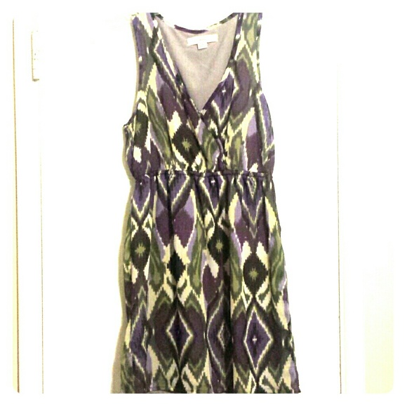 Tribal/Retro sleeveless day dress