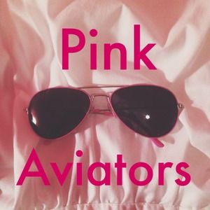Pink Aviator Sunglasses