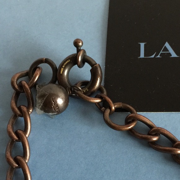 🌹 Lanvin Flower Petals and Amethyst Long Necklace - Picture 4 of 4