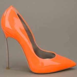 4.9" Casadei Genuine Leather Stiletto Pumps