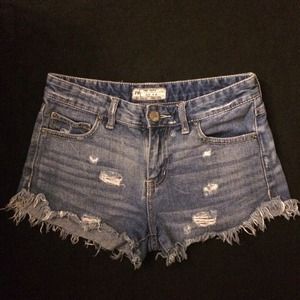 Free People high waisted shorts