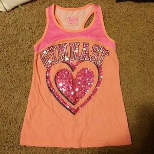 Justice tanktop and shorts