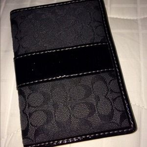 NWOT Black coach wallet