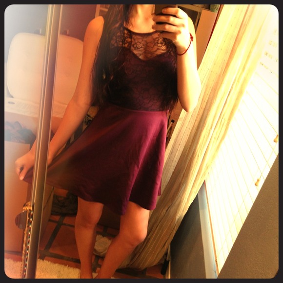 Maroon dress