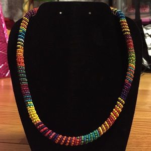 Forever 21 Tribal Beaded Necklace