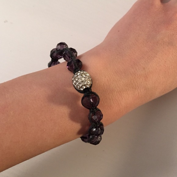 Crystal bead bracelet