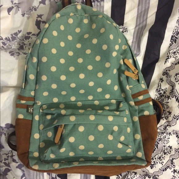 Polka dot backpack