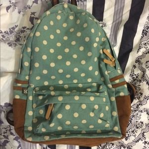 Polka dot backpack