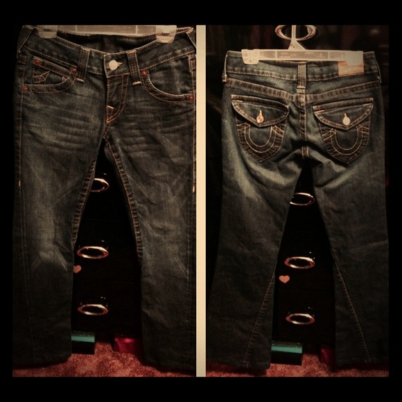 TRUE RELIGION DENIM JEANS Hemmed up