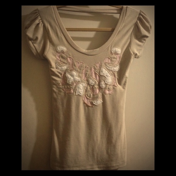 Arden B Appliqué Top - Size XS