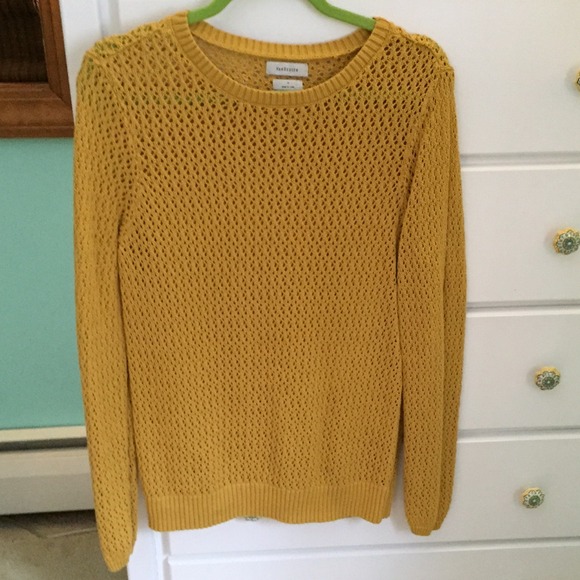 Yellow long sweater