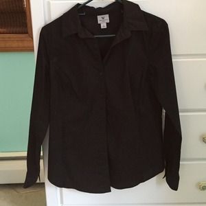 Black oxford shirt