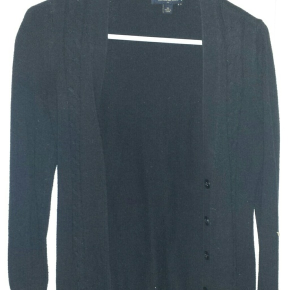 Cable knit cardigan