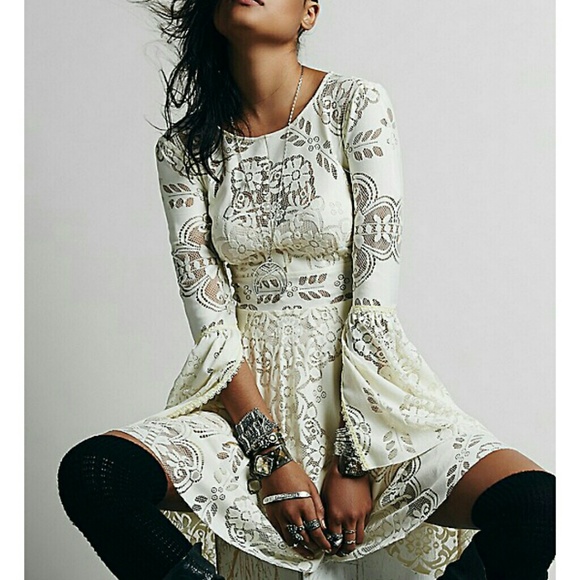 ISO Free People Lovers Folk Song Dress