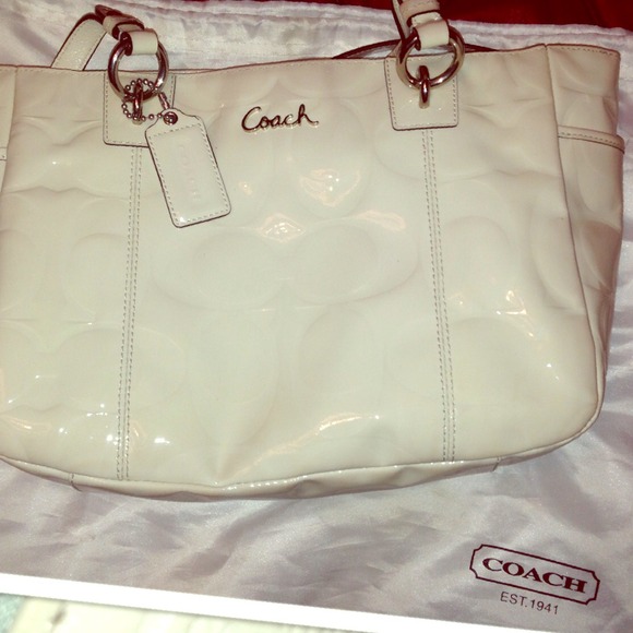 White coach purse