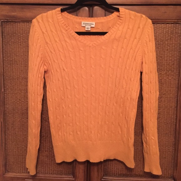 Mustard Cabled Sweater