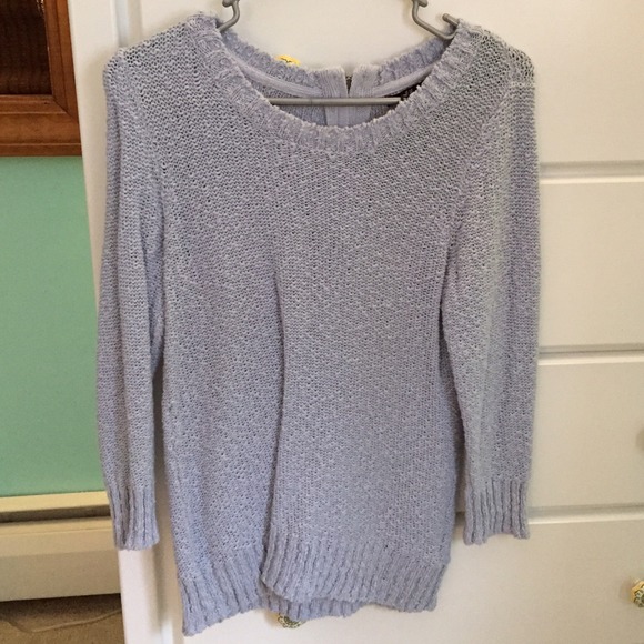 Zip back sweater