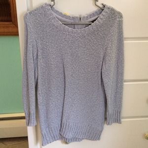 Zip back sweater