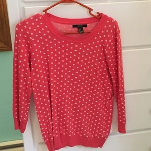 Polka dot sweater