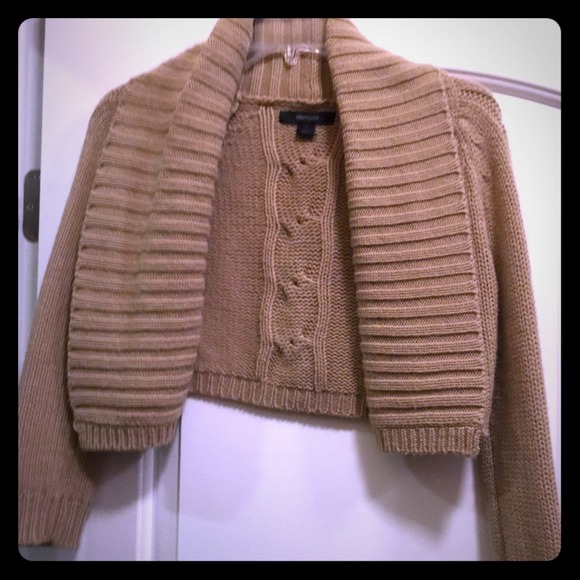 Caramel sweater cardigan