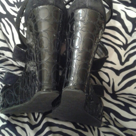 Coach Marlla stitched wedge - Picture 2 of 4