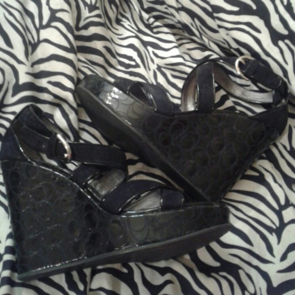 Coach Marlla stitched wedge - Picture 4 of 4