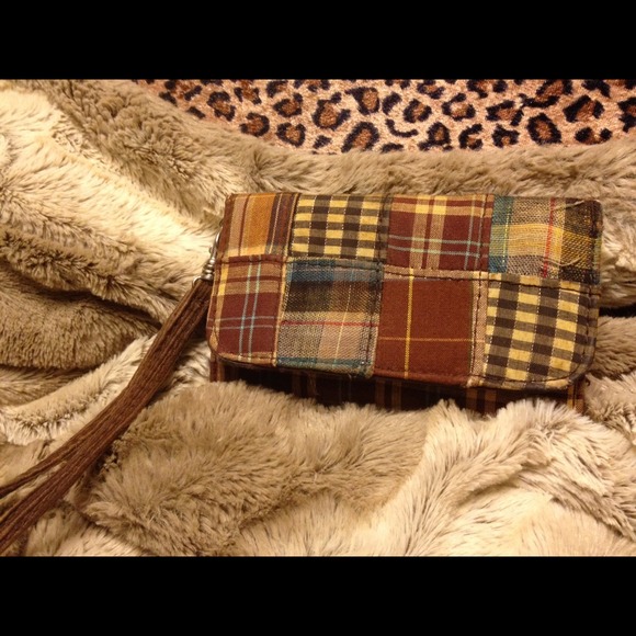Plaid Wallet/Wristlet
