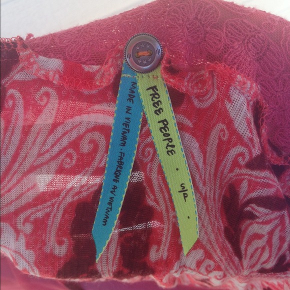 Free people too pink size small - Picture 2 of 3