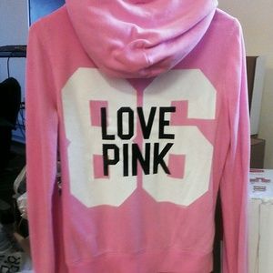 Victorias secret pink zip up.
