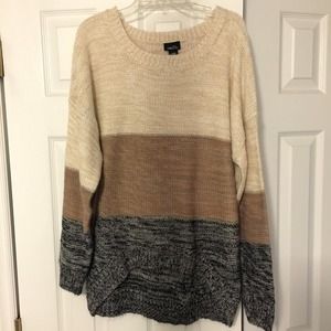 Colorblock sweater
