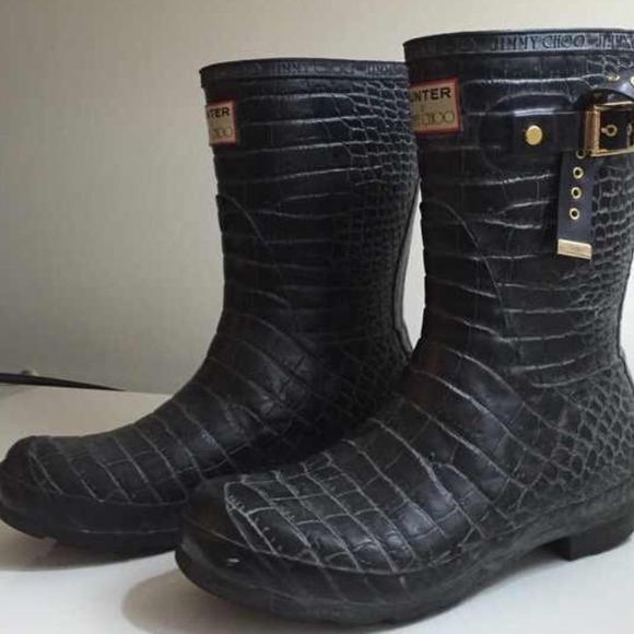 JIMMY CHOO HUNTER BOOTS - Picture 2 of 4