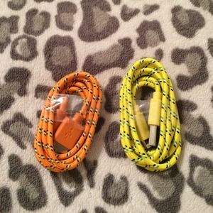 Braided IPhone 5/5s and 6/6plus cords