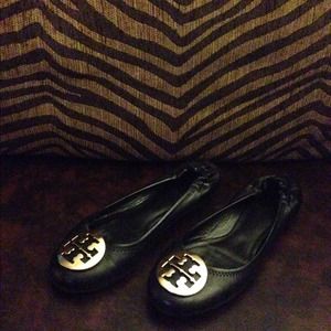 Tory Burch Reva Flats Black