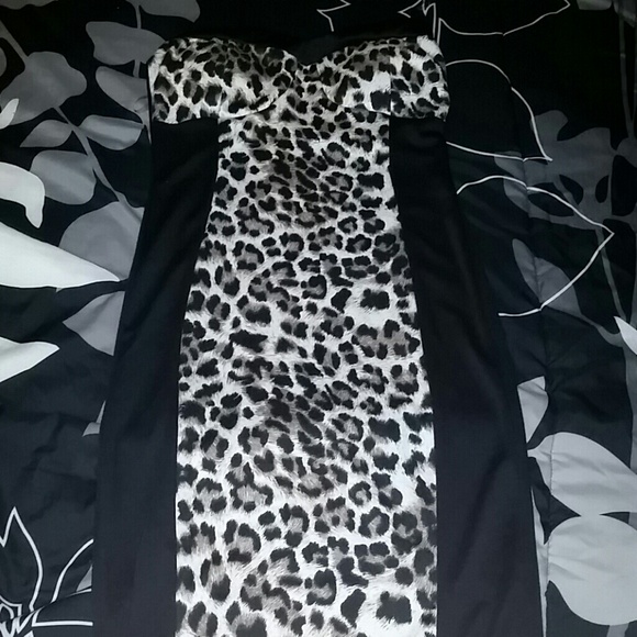 Cheetah tight dress