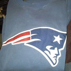 Patriots sweat shirt blue