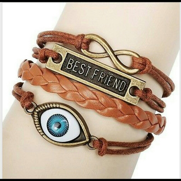 Infinity bracelet best friend eyeball