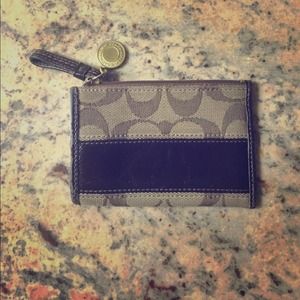 Coach wristlet card holder