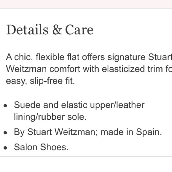 STUART WEITZMAN "Slipin" Black Suede Flat - Picture 2 of 4