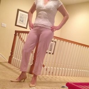 Baby pink dress pants
