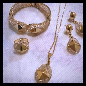 African gold plated chain sets