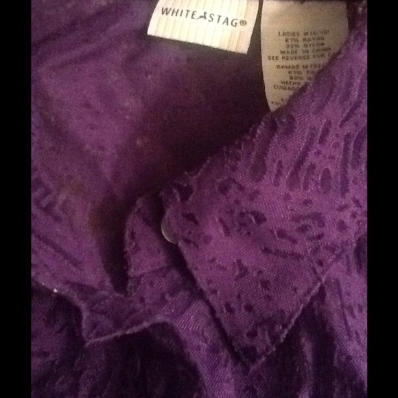 Purple button up💜 - Picture 2 of 2