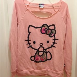 Hello Kitty Shredded Sweatshirt