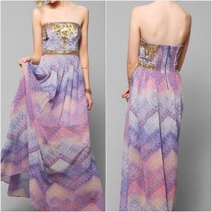 Ecote Treasure Love Embellished Maxi Dress