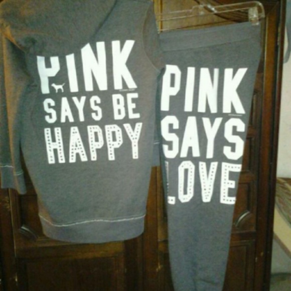 ***SOLD*** vs pink 2pc gray outfit RARE