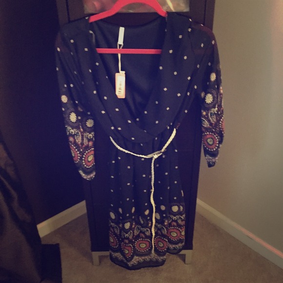 Maternity Belted Dress