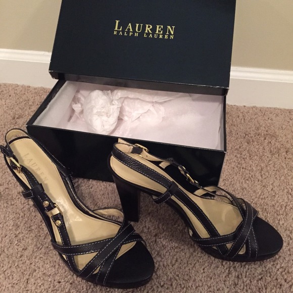 Ralph Lauren black shoes size 10