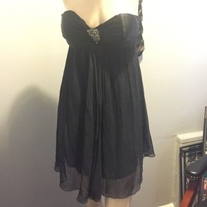 Express Strapless  dress 25-inches long