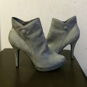 Grayish/Silverish booties