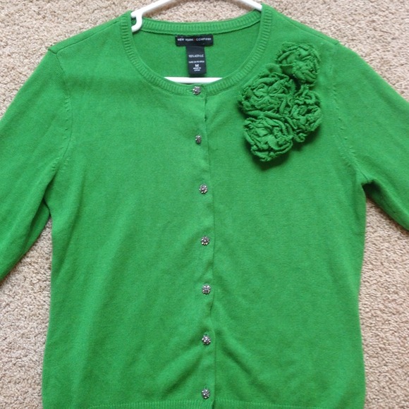Green Cardigan