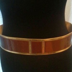Etcetera wide belt brown